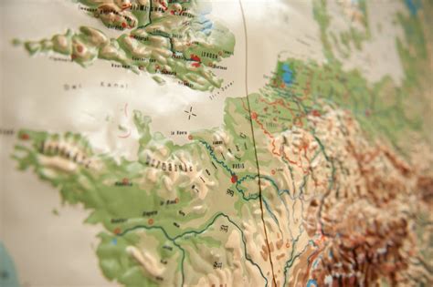 Morphology school map of Europe at 1stdibs