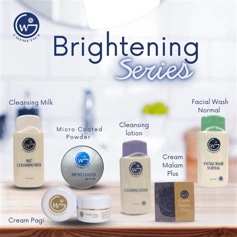 Jual Wg Cosmetics Wg Brightening Series Wg Paket Mencerahkan Kulit