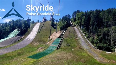 Skyride Gondola Up Lake Placid Olympic Ski Jump Center Youtube