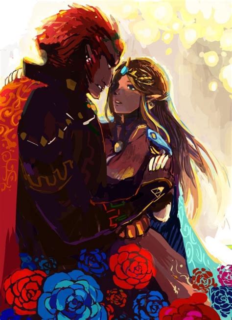 Legend Of Zelda Ganondorf X Zelda Zelgan Zelda Art Legend Of