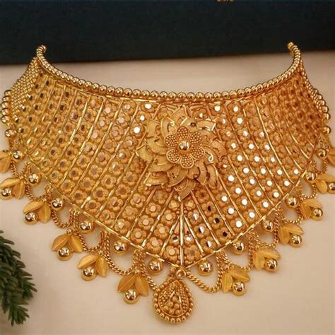 Wedding Wear Attractive Design Gold Necklace Set At 250000 00 INR In