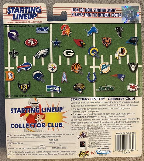 1997 Kenner Starting Lineup John Elway HOF Denver Broncos Sealed EBay