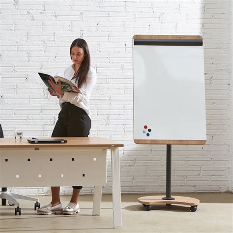 Natural Convertible Mobile Flipchart Easel Boards Direct