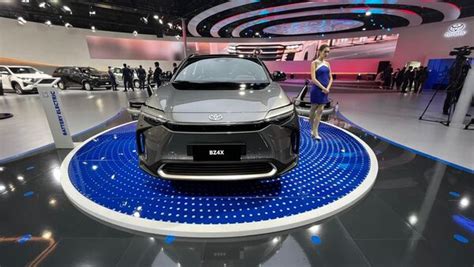 Toyota BZ4X EV Makes Appearance At Auto Expo 2023 HT Auto