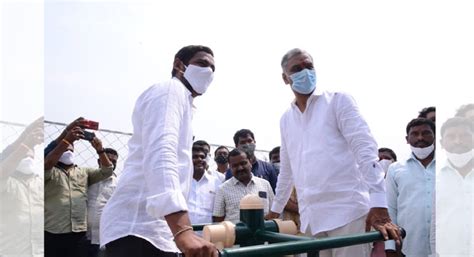 Telangana Harish Rao Inaugurates Open Gym In Siddipet Telangana Today