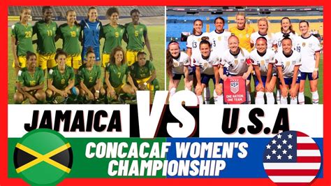 Jamaica Vs U S A Watch Along Concacaf Women S World Cup Qualifying