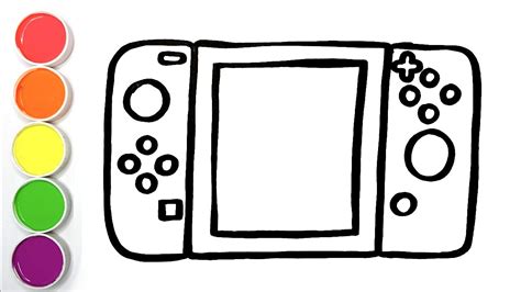 How To Draw A Nintendo Switch Youtube