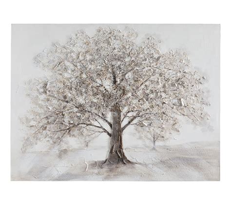 Peinture Fait Main X Cm Arbre De Vie Multicolore Tableau Toile But