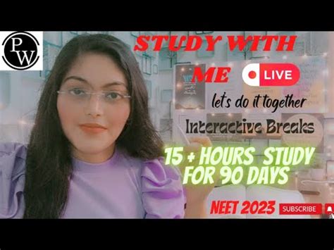 Study With Me Live 15 Hrs Interactive Study Sessions NEET JEE