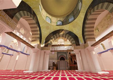 3D Al-aqsa Mosque Architecture Interior Model - TurboSquid 1333008