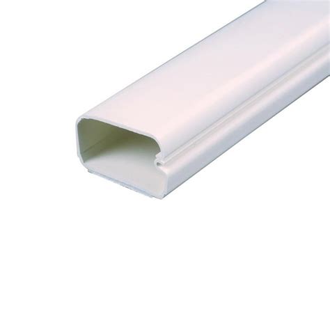 Wiremold 2900 WH White PVC 1 Channel Non Metallic 1 Piece Latching