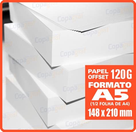 Folhas Papel Offset Branco G Sulfite A Sios