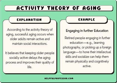 Activity Theory Of Aging Definition Examples Criticisms