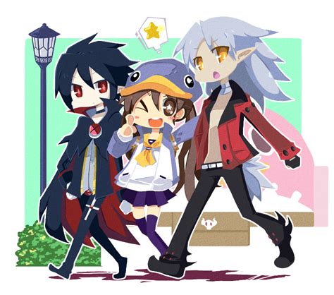 Prinny Kazamatsuri Fuuka Valvatorez And Fenrich Disgaea And 1 More