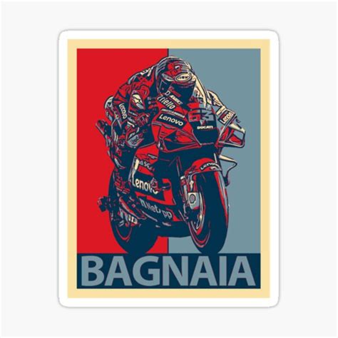 Francesco Bagnaia Sticker For Sale By Whitney Redbubble