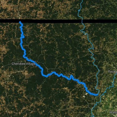 Spring River Arkansas Map - Fancie Shandeigh