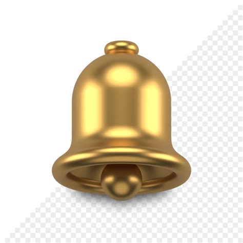 Premium PSD Christmas Bell 3d Icon