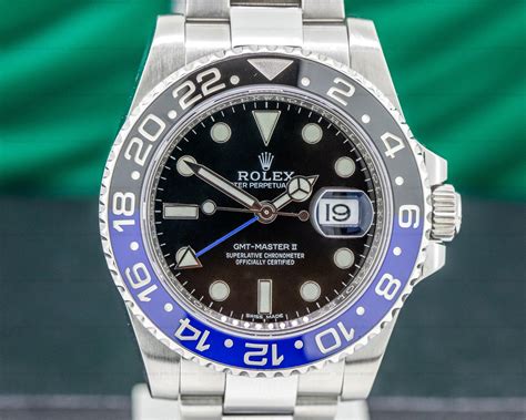 Rolex Blnr Gmt Master Ii Ceramic Black Blue Batman Ss