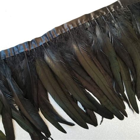 Amazon Sowder Rooster Feather Fringe Trim In Width Pack Of