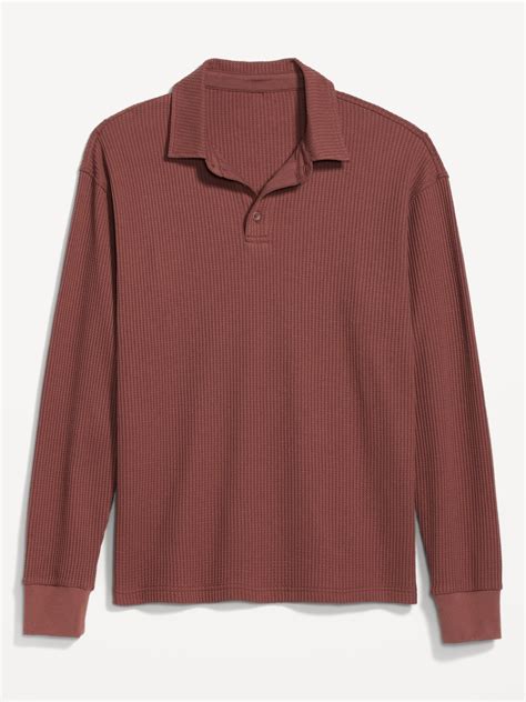 Waffle Knit Polo Sweater For Men Old Navy