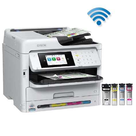 Ripley Impresora Epson Workforce Pro Wf C Imprime Escanea Copia