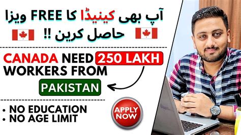 Canada Free Work Visa Jobs For Pakistani In Canada Canada Needs 250