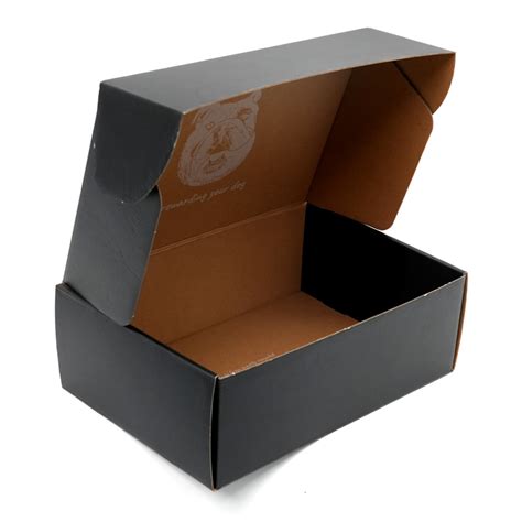 Factory Recycled Matte Black Printing Corrugated Cardboard Carton