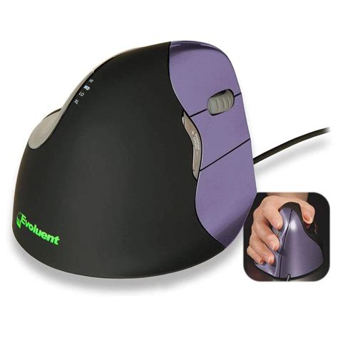 Evoluent Vertical Ergonomic Mouse 4 Small Vm4s Sit Healthier