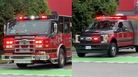 Port Coquitlam Fire And Emergency Services Port Coquitlam Fire Rescue Engine 2 And Medic 2