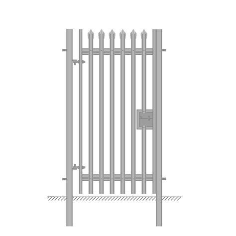 Steel Palisade Gates Buy Online M M And M Heights