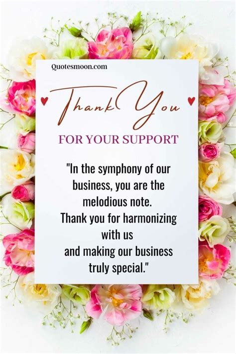 Ways To Say Thank You For Supporting My Small Business Quotesmoon