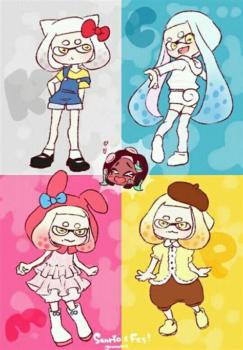 Sanrio Pearl Splatoon2 Splatoon Memes Splatoon Squid Splatoon 2 Art