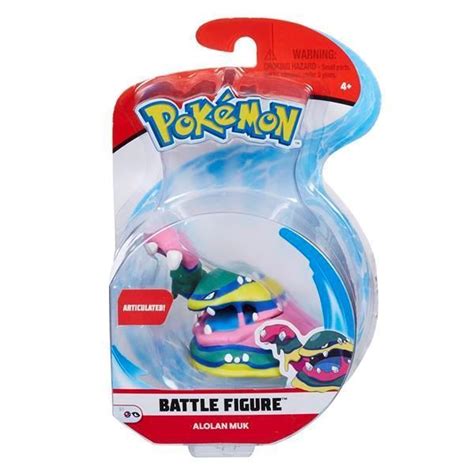 Alolan Muk Pokemon Battle Figure Pack Qt Toys Games