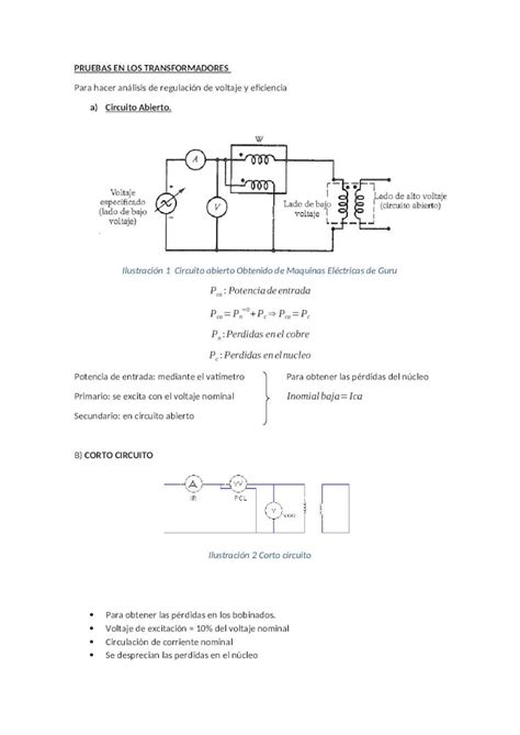 Docx Pruebas Transformadores Y Ejercicios Pdfslide Net