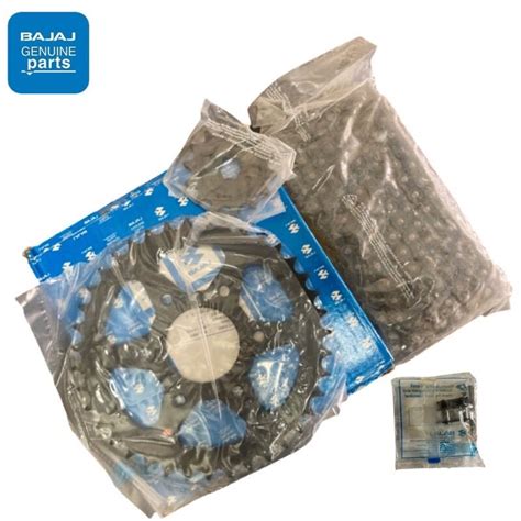 Sprocket Chain Kit Ns200 Pulsar Bajaj Full Set Lazada