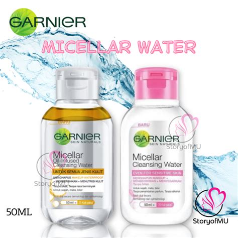 Jual GARNIER Micellar Cleansing Water Pink BiPhase 50ml Shopee