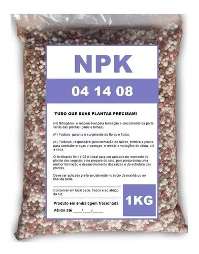 Fertilizante Adubo Npk Para Flora O Kg Mercadolivre