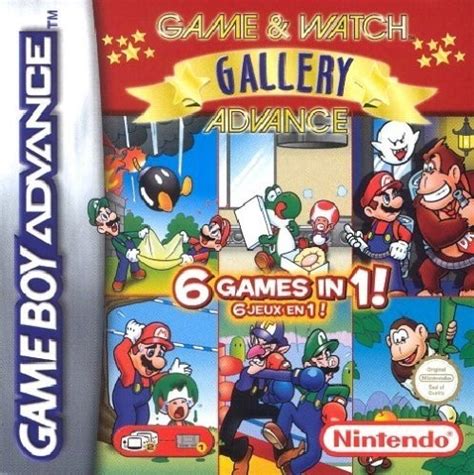 Carátula de Game Watch Gallery Advance para GBA