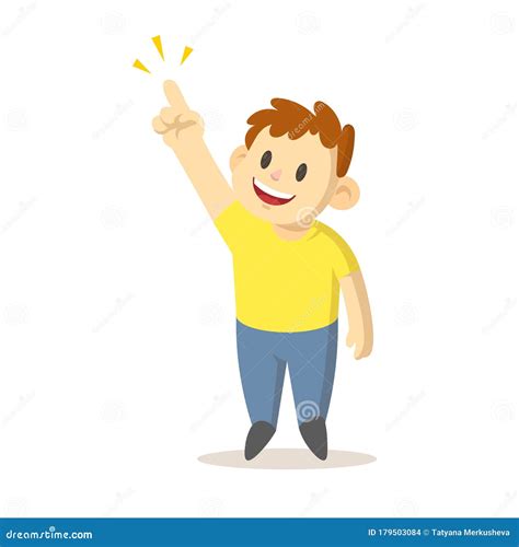 Pointing Character Clipart