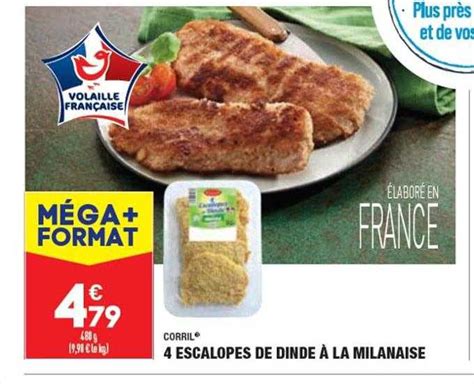 Promo Escalopes De Dinde La Milanaise Corril Chez Aldi Icatalogue Fr