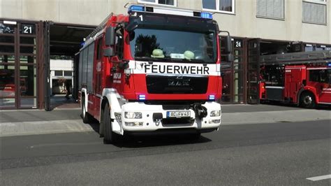 KEF Basiszug Der Feuerwache 1 Aachen Auf Einsatzfahrt YouTube