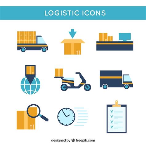 Logistics picking packing icons Vectors & Illustrations for Free ...