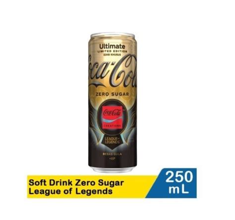 Jual Coca Cola Soft Drink Zero Sugar League Of Legends Kaleng 250 Ml