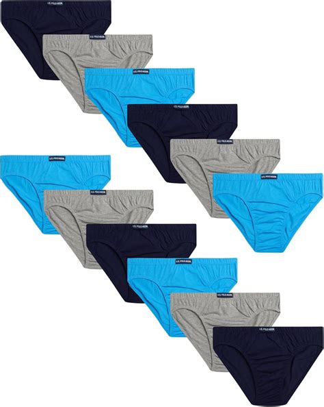 Brandclub U S Polo Assn Men S Bikini Briefs Pack Classic Bikini Underwear Briefs For