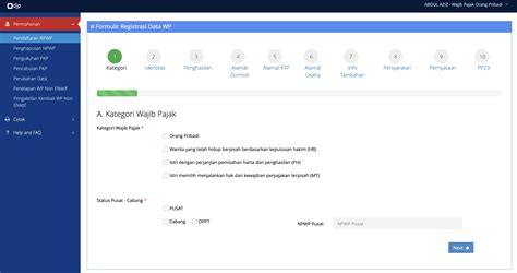 Daftar Npwp Online Pribadi Cuma Menit