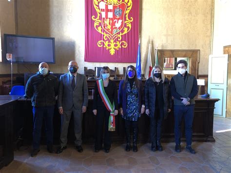 Presidente Della Provincia Di Terni Laura Pernazza In Visita Ad Orvieto