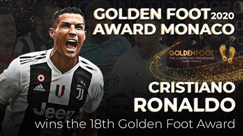 Cristiano Ronaldo Gana El Premio Golden Foot Al Mejor Jugador De