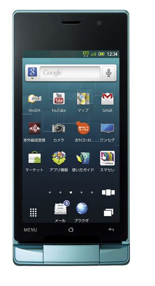 Sharp AQUOS Phone The Hybrid 007SH: Android 2.3 3D Clamshell Waterproof ...