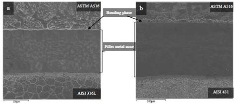 SEM Of A Carbon Steel To Austenitic St St B Carbon Steel To