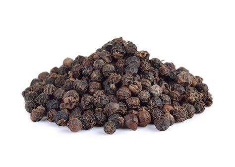 Premium Photo | Black pepper seeds isolated